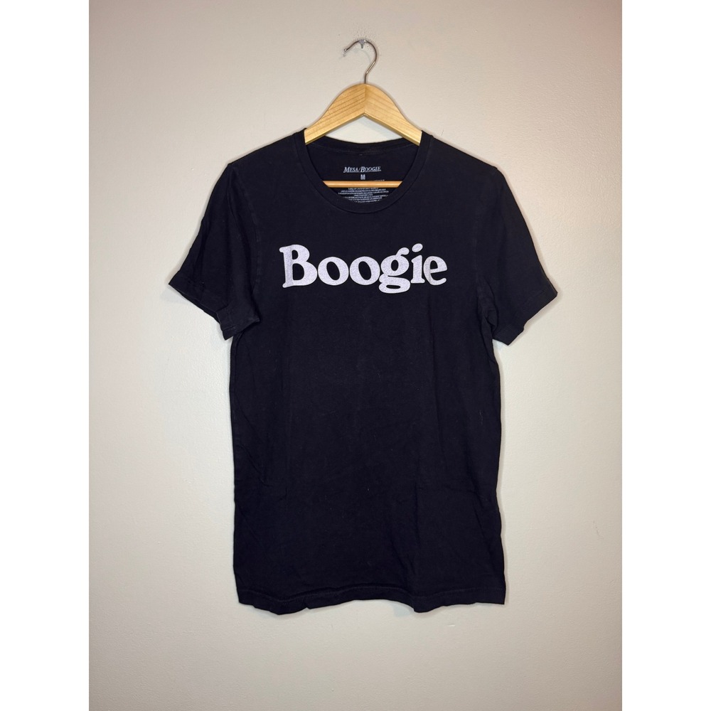 Mesa Boogie Graphic T-Shirt Mens Medium Black Short Sleeve Guitar Amp Logo Tee